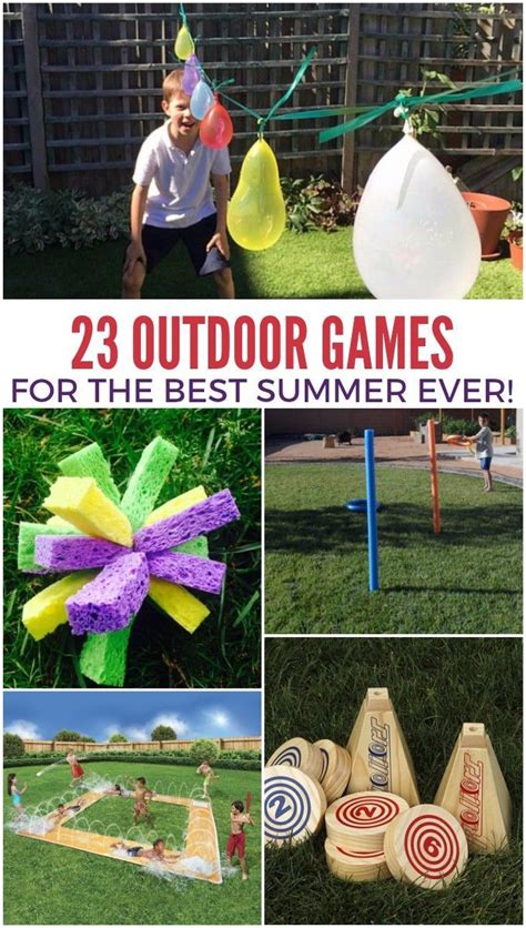 23 Outdoor Games To Make Summer A Blast Fun Outdoor Games Outdoor