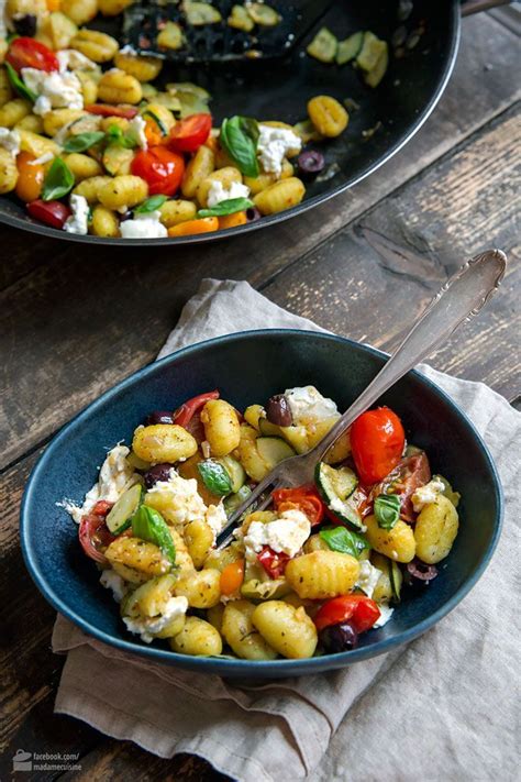 Gnocchi -Pfanne mit Gemüse und Mozzarella Madame Cuisine