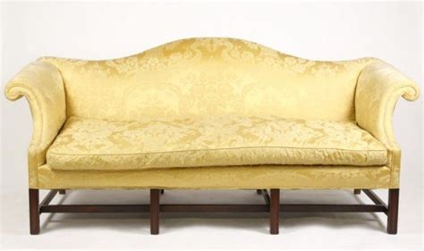 Chippendale Style Mahogany Camelback Sofa Lot 838 Hammer Price 800