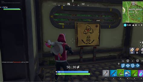 Fortnite Follow The Treasure Map In Dusty Divot Week 7 Challenges