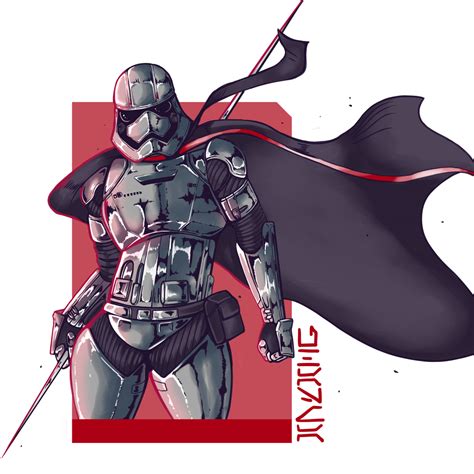 Commission Captain Phasma By Tidywire On Deviantart