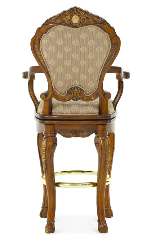 Check out our wood swivel chair selection for the very best in unique or custom, handmade pieces from our furniture shops. Cortina Swivel Barstool | AICO Michael Amini | Bar stools ...