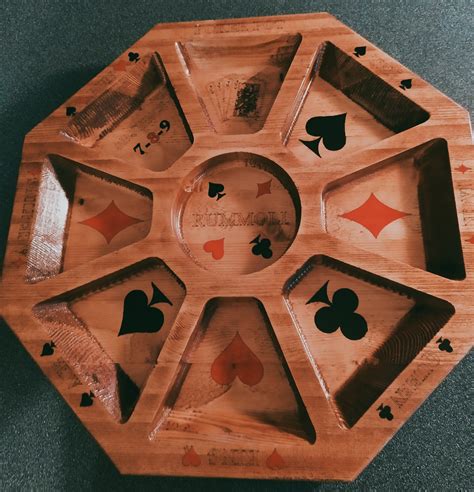 19 Diagonal Canadian Rummoli Game Board Wood Etsy