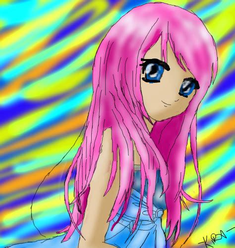 Color Me Anime Girl ← An Anime Speedpaint Drawing By