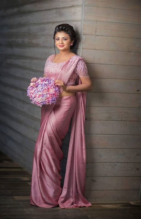 Sri Lankan Fashion Rukshana Dissanayake Bridesmaid Saree Christian