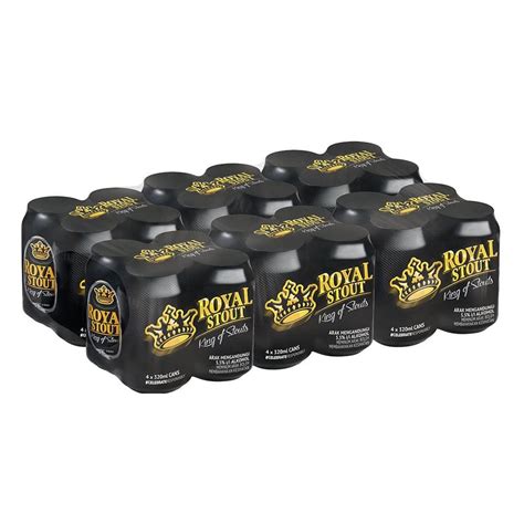 Royal Stout Beer Can 320ml X 24 Whiskymy
