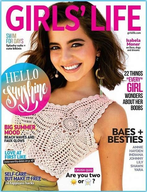 Isabela Moner In Girls Life Magazine Junejuly 2019 Hawtcelebs