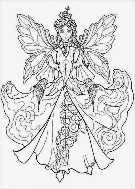 Fairies coloring pages help your child color an enchanting and delicate fairy. coloring book pages fairy | kootation.blogspot.com