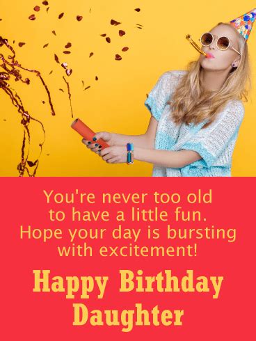 Invitations messages and greeting cards with lovely poem. Party Girl! Funny Birthday Card for Daughter | Birthday ...