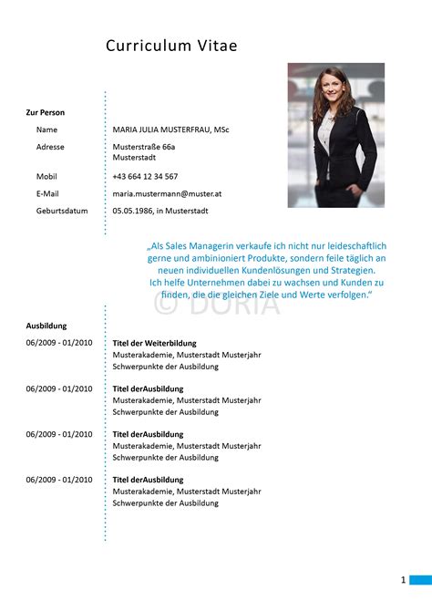Curriculum vitae (cv oder c.v.), vitae cursus oder résumé) zur bewerbung ohne design aus. Lebenslauf Beispiele - Lange Nacht der Bewerbung