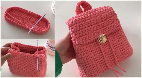 Backpacks rarely come up on our radars while searching for fresh material. Crochet Pretty Easy Backpack - ilove-crochet