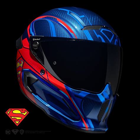 Ruroc Atlas 40 Dc Superman Full Face Motorcycle Helmet