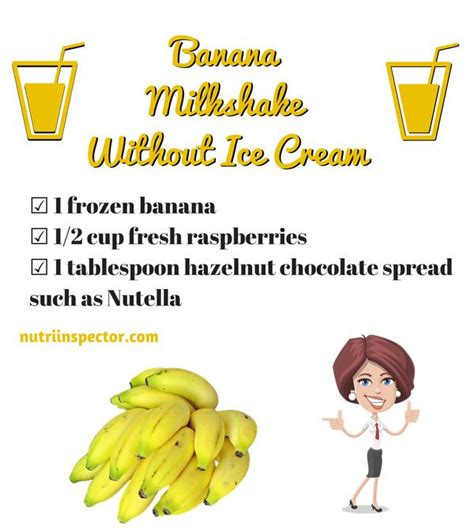 Banana Milkshake Without Ice Cream Banana Milkshake Via