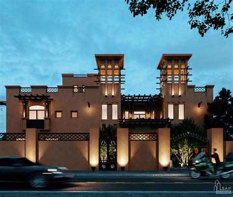 Traditional Arabic Villa 1 On Behance