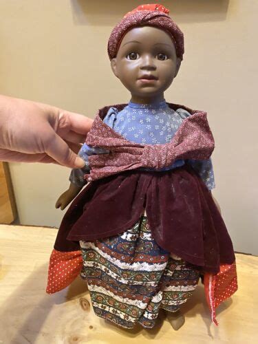 antique black african porcelain doll 17 inch ebay