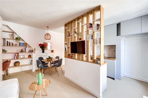 Salon Salle à Manger Rénovation Complète Dun Appartement De 28 M2 Proche De Paris Qui Un L