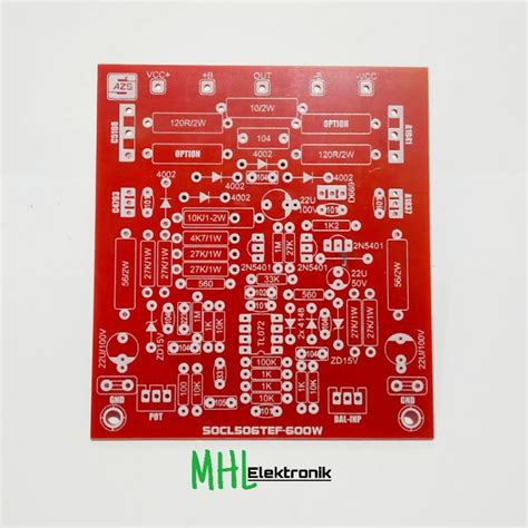 Jual PCB 600W SOCL 506 Mono TEF Input Balance Shopee Indonesia