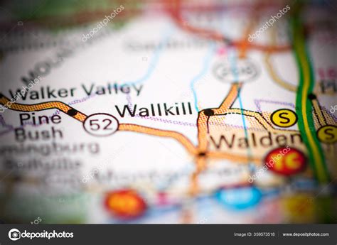 Wallkill New York Usa Geography Map Stock Photo By