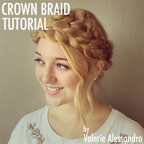 crown braid tutorial by valerie alessandro bangstyle house of hair inspiration