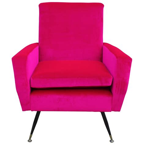 Shop our pink velvet chairs selection from the world's finest dealers on 1stdibs. Incredible Bold Pink Velvet Italian Lounge Chair at 1stdibs