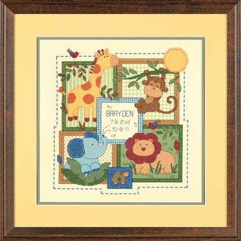 We do our best to create a variety of birth announcement samplers for boys and girls in a counted cross stitch technique. Dimensions Baby Birth Record Counted Cross Stitch Craft ...