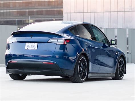 Tesla Model Y Carbon Fiber Performance Rear Spoiler Teslarati Marketplace