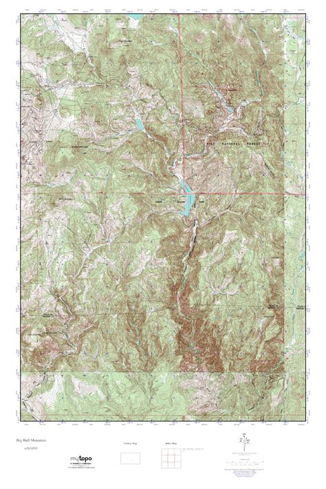 Mytopo Big Bull Mountain Colorado Usgs Quad Topo Map