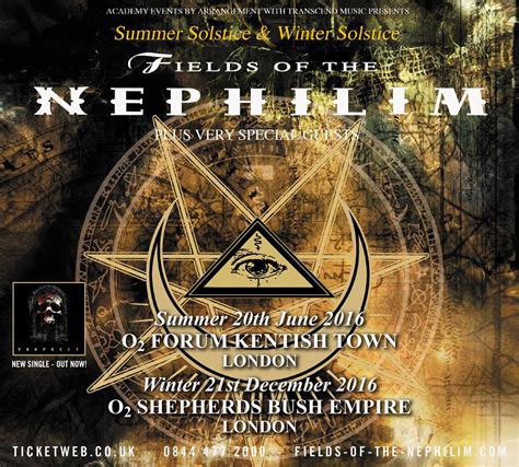 Metal Hangar 18 Fields Of The Nephilim с две обявени дати за концерти
