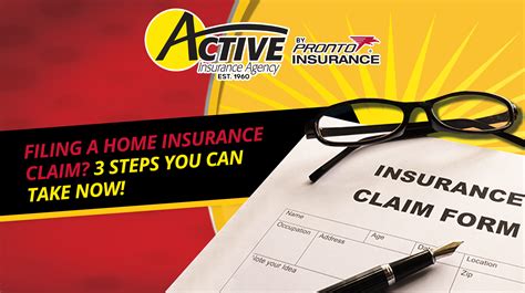 Filing A Home Insurance Claim 3 Steps You Can Take Now Active