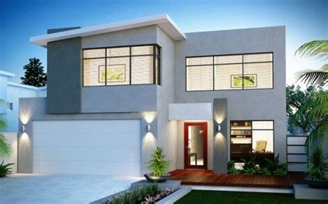 design rumah tingkat minimalis sederhana  lantai terbaru fachadas de