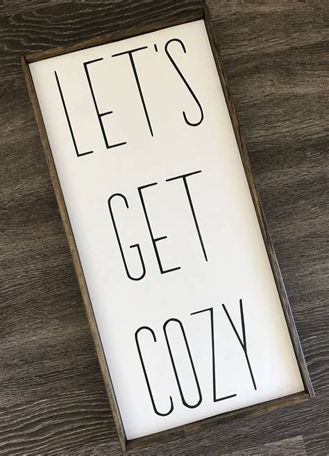 Lets Get Cozy Sign Etsy Cozy Sign Lets Get Cozy Sign Lets Get Cozy