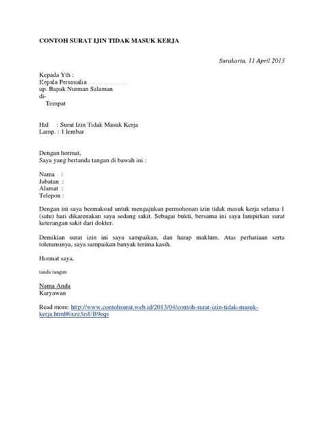 Contoh Surat Izin Lengkap & Cara Membuat Surat Izin Yang ...