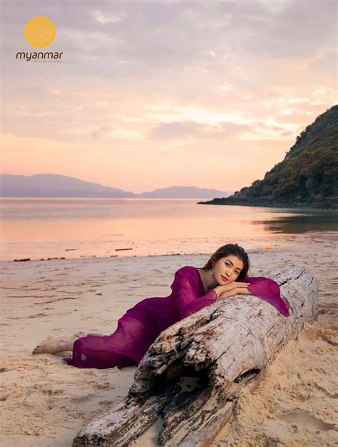 Eaindra Kyaw Zin MNA Inflight Magazine Photoshoot