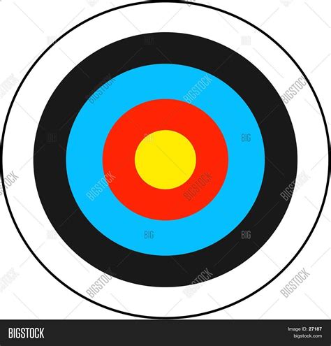 Archery Target Image And Photo Free Trial Bigstock