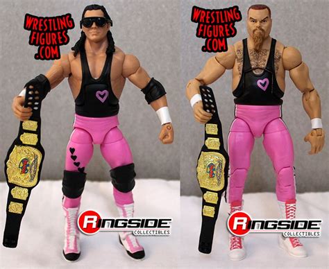 Bret Hart And Jim Neidhart Hart Foundation Wwe Elite 43 Wwe Toy