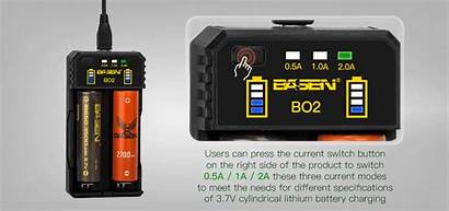 Battery Ion Li Bo2 Basen Charger Smart
