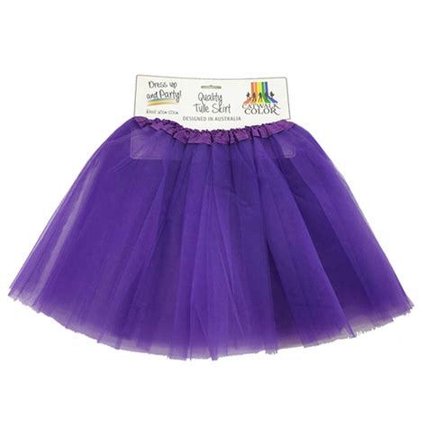 Purple Tulle Tutu Skirt Adult