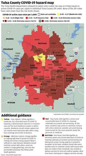 Tulsa County Zip Codes At Extreme Severe Risk Of Covid 19 Spread