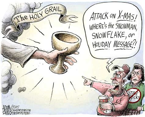 Political Cartoon On Christians Seeing Red By Adam Zyglis The