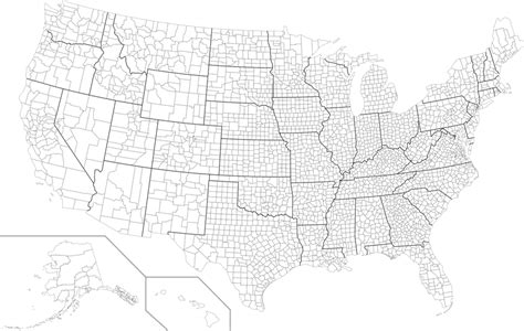 Blank American Counties By Spiritswriter123 On Deviantart