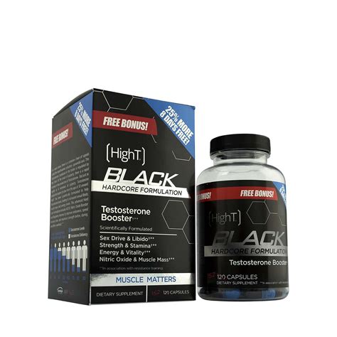 Testosterone Booster† Black Hardcore Formulation Gnc