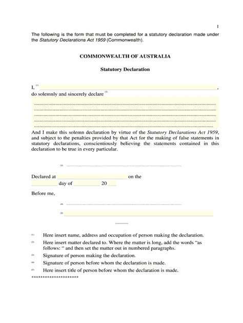 How To Write A Statutory Declaration Fill Out Sign Online Dochub