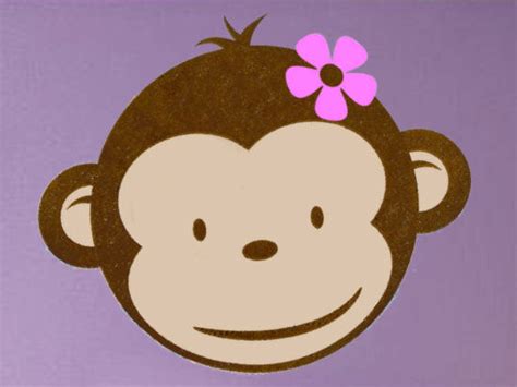 Girl Monkey Face Clipart Clipground
