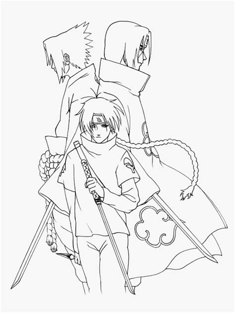 Coloring Page Of Naruto Shippuden Characters Kids Coloring Home