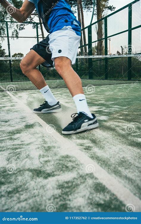 Close Up Photo Of Man Standing On Tennis Court Picture Image 117352762