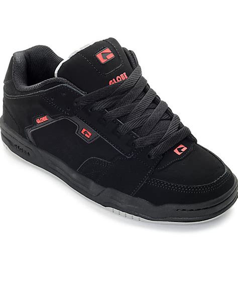 Globe Scribe Black And Red Skate Shoes Zumiez