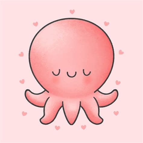 Premium Vector Cute Octopus Cartoon