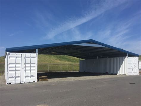 Custom Shipping Container Roof Western Shelter