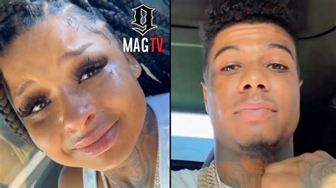 blueface gf chrisean rock gets emotional after he buys her a diamond chain 😢 youtube