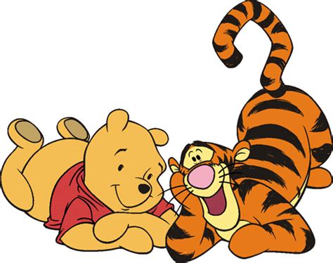Winnie The Pooh And Tigger Free Images At Clker Com Vector Clip Art